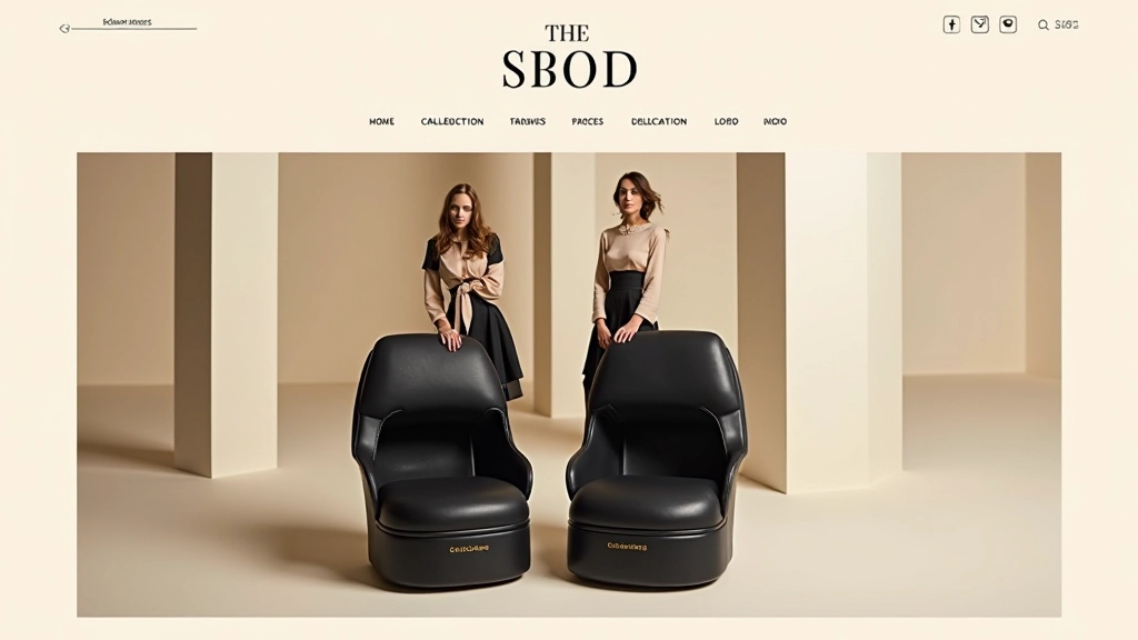 Estetica luxury nel design digitale, minimalismo italiano, spazi bianchi e tipografia raffinata